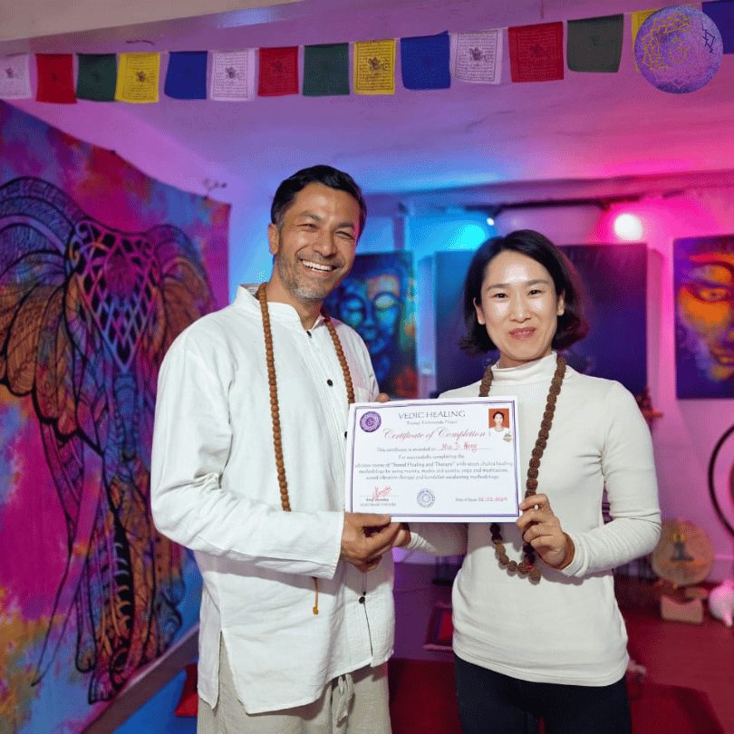 Vedic Healing course graduation moment