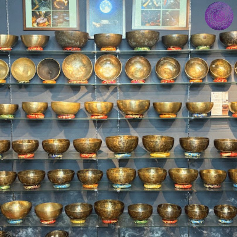 A collection of Himalayan singing bowls