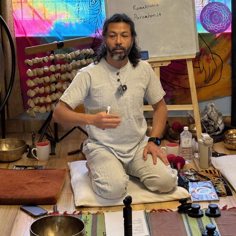 Master Amit during a teaching session